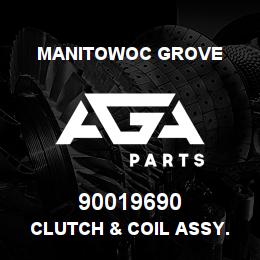 90019690 Manitowoc Grove CLUTCH & COIL ASSY. 12V. | AGA Parts