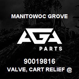 90019816 Manitowoc Grove VALVE, CART RELIEF @ 3000 PSI | AGA Parts