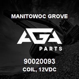 90020093 Manitowoc Grove COIL, 12VDC | AGA Parts