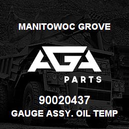 90020437 Manitowoc Grove GAUGE ASSY. OIL TEMP. | AGA Parts
