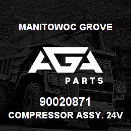 90020871 Manitowoc Grove COMPRESSOR ASSY. 24V. | AGA Parts