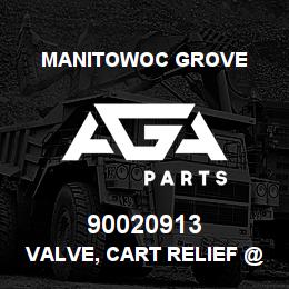 90020913 Manitowoc Grove VALVE, CART RELIEF @ 4000 PSI | AGA Parts