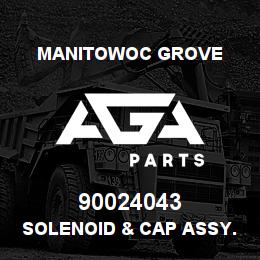 90024043 Manitowoc Grove SOLENOID & CAP ASSY. 12V | AGA Parts