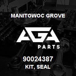 90024387 Manitowoc Grove KIT, SEAL | AGA Parts