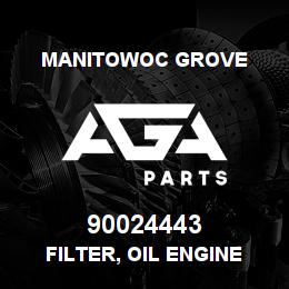 90024443 Manitowoc Grove FILTER, OIL ENGINE | AGA Parts