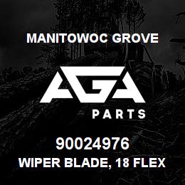 90024976 Manitowoc Grove WIPER BLADE, 18 FLEX | AGA Parts