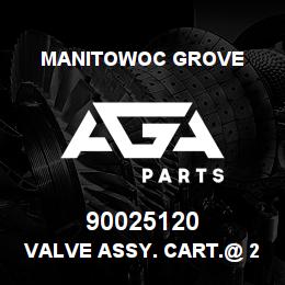 90025120 Manitowoc Grove VALVE ASSY. CART.@ 240/70 PSI | AGA Parts