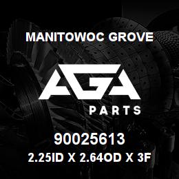 90025613 Manitowoc Grove 2.25ID X 2.64OD X 3FT HOSE | AGA Parts