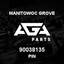 90038135 Manitowoc Grove PIN | AGA Parts