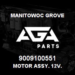 9009100551 Manitowoc Grove MOTOR ASSY. 12V. | AGA Parts