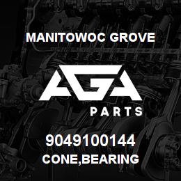 9049100144 Manitowoc Grove CONE,BEARING | AGA Parts