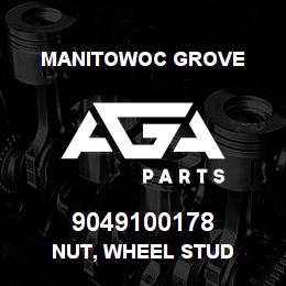 9049100178 Manitowoc Grove NUT, WHEEL STUD | AGA Parts