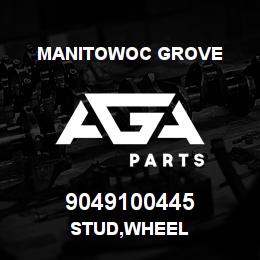 9049100445 Manitowoc Grove STUD,WHEEL | AGA Parts