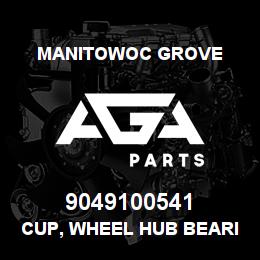 9049100541 Manitowoc Grove CUP, WHEEL HUB BEARING | AGA Parts