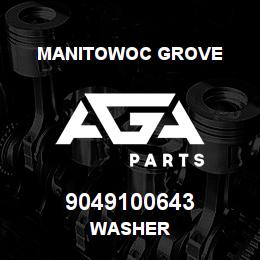 9049100643 Manitowoc Grove WASHER | AGA Parts