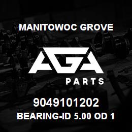 9049101202 Manitowoc Grove BEARING-ID 5.00 OD 1.50 | AGA Parts