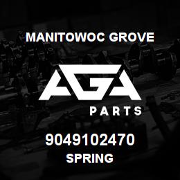 9049102470 Manitowoc Grove SPRING | AGA Parts