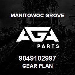 9049102997 Manitowoc Grove GEAR PLAN | AGA Parts