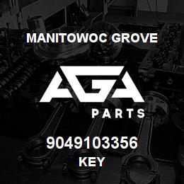 9049103356 Manitowoc Grove KEY | AGA Parts