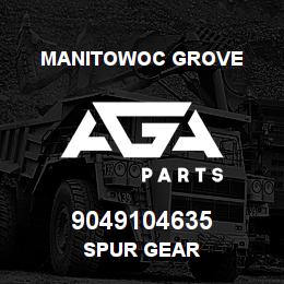 9049104635 Manitowoc Grove SPUR GEAR | AGA Parts