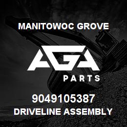 9049105387 Manitowoc Grove DRIVELINE ASSEMBLY | AGA Parts