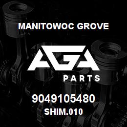 9049105480 Manitowoc Grove SHIM.010 | AGA Parts