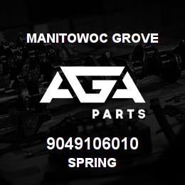 9049106010 Manitowoc Grove SPRING | AGA Parts