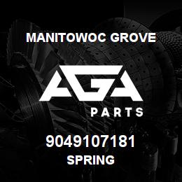 9049107181 Manitowoc Grove SPRING | AGA Parts