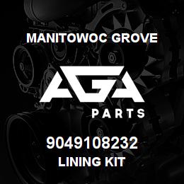 9049108232 Manitowoc Grove LINING KIT | AGA Parts
