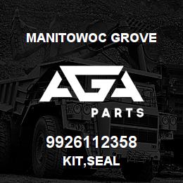 9926112358 Manitowoc Grove KIT, SEAL | AGA Parts