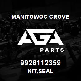 9926112359 Manitowoc Grove KIT, SEAL | AGA Parts