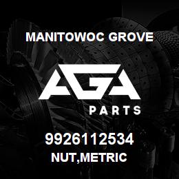 9926112534 Manitowoc Grove NUT, METRIC | AGA Parts
