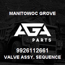 9926112661 Manitowoc Grove VALVE ASSY. SEQUENCE 1250PSI | AGA Parts
