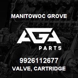 9926112677 Manitowoc Grove VALVE, CARTRIDGE | AGA Parts