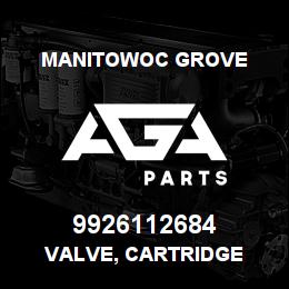 9926112684 Manitowoc Grove VALVE, CARTRIDGE | AGA Parts