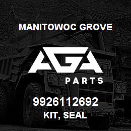 9926112692 Manitowoc Grove KIT, SEAL | AGA Parts