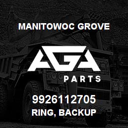 9926112705 Manitowoc Grove RING, BACKUP | AGA Parts