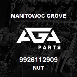 9926112909 Manitowoc Grove NUT | AGA Parts