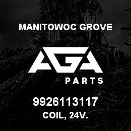 9926113117 Manitowoc Grove COIL, 24 V.. | AGA Parts