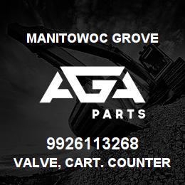 9926113268 Manitowoc Grove VALVE, CART. COUNTER BALANCE | AGA Parts