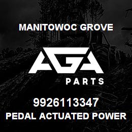 9926113347 Manitowoc Grove PEDAL ACTUATED POWER BRAKE VAL | AGA Parts