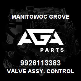 9926113383 Manitowoc Grove VALVE ASSY. CONTROL | AGA Parts