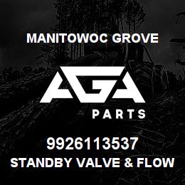 9926113537 Manitowoc Grove STANDBY VALVE & FLOW SWITCH | AGA Parts