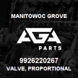 9926220267 Manitowoc Grove VALVE, PROPORTIONAL | AGA Parts