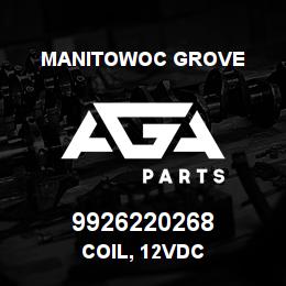 9926220268 Manitowoc Grove COIL, 12 V.DC | AGA Parts
