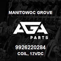 9926220284 Manitowoc Grove COIL, 12 V.DC | AGA Parts