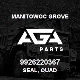 9926220367 Manitowoc Grove SEAL, QUAD | AGA Parts