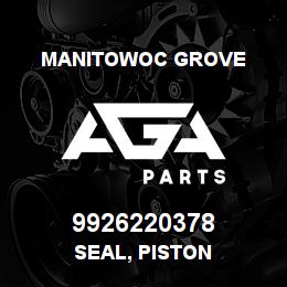 9926220378 Manitowoc Grove SEAL, PISTON | AGA Parts