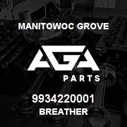 9934220001 Manitowoc Grove BREATHER | AGA Parts