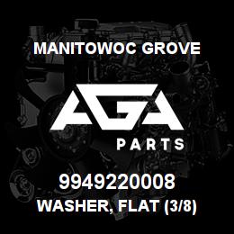 9949220008 Manitowoc Grove WASHER, FLAT (3/8) | AGA Parts